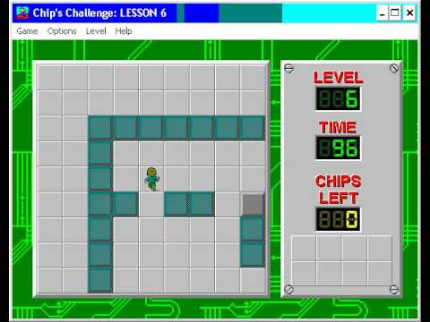 Chip's Challenge 1 Level 6 (Lesson 6) - 94 seconds