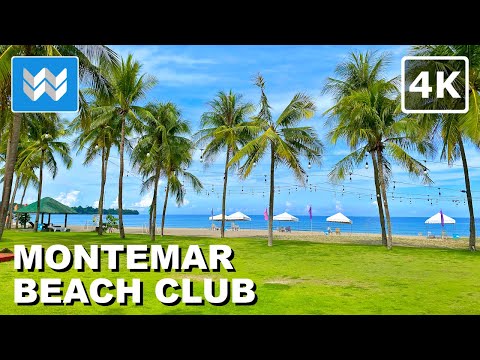 [4K] Montemar Beach Club Resort in Bagac Bataan Philippines 🇵🇭 Walking Tour Vlog & Travel Guide