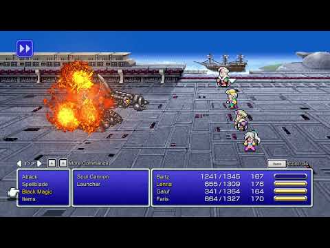Final Fantasy V Pixel Remaster - Launcher/Soul Cannon Boss Battle