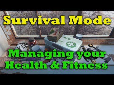 Surviving Survival Mode Ep. 4: Managing Your Health & Fitness - Fallout 4 Tips & Tricks