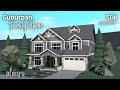 Suburban Family Home - 50K - Bloxburg Speed Build
