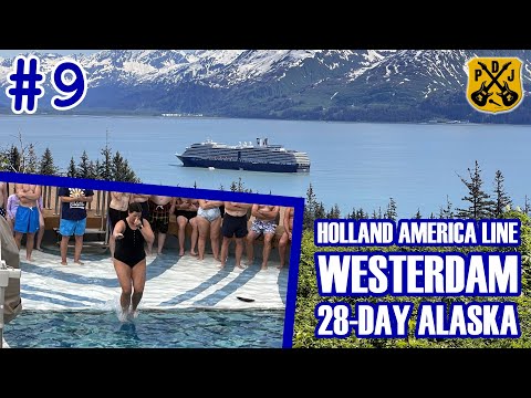 HAL Westerdam Pt.9 - Summer Solstice Day, Arctic Circle Crossing, Polar Bear Plunge, So Much Ice!!