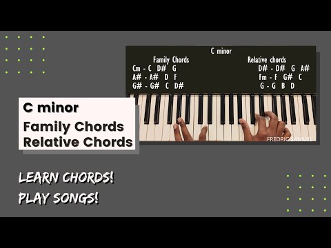 C minor Family Chords & Relative Chords | Improve your Chords playing skills