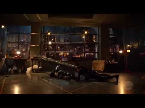 Arrow 7x22 Oliver Queen vs Emikko FIght Scene