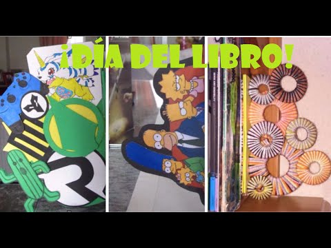 Sujetalibros de tus personajes favoritos - Día del libro