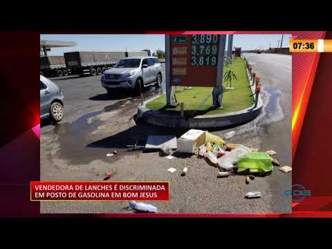 EmpresaÌria depreda cesta de lanches de vendedora ambulante em Bom Jesus 14 09 2020