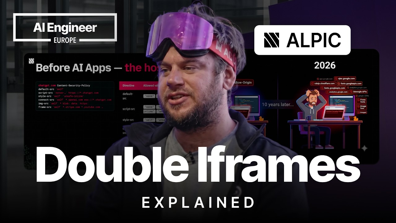 MCP & ChatGPT Apps: The Double Iframe Strategy - AI Engineer