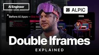 Why MCP and ChatGPT Apps Use Double Iframes — Frédéric Barthelet, Alpic