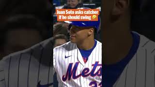 Juan Soto needed a 2nd opinion before this 3-0 pitch ????