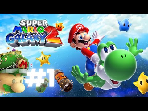 Super Mario Galaxy 2 100% Playthrough (Part 1) / No Commentary