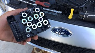 HOW TO REPLACE ABS MODULE ON FORD FIESTA FOCUS FUSION ESCAPE