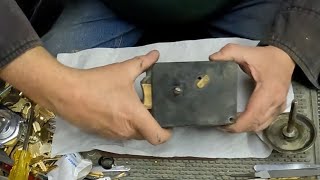 Cleaning an old Diebold Safe lock