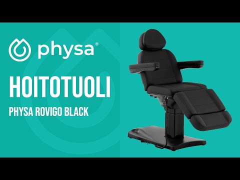 video - Hoitotuoli - 3 moottoria - 300 W - 192 x 60 x 70 - 90,5 cm - 150 kg - musta