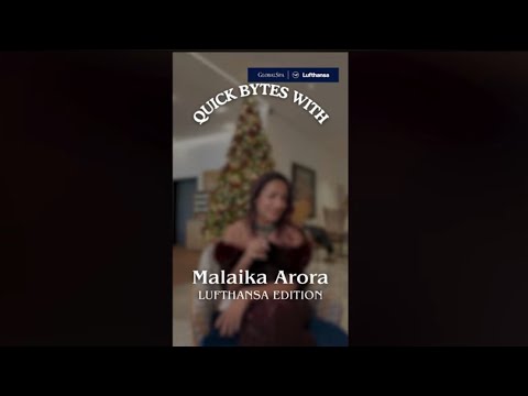 Quick Bytes with Malaika Arora Lufthansa Edition | Cover Star | GlobalSpa Magazine