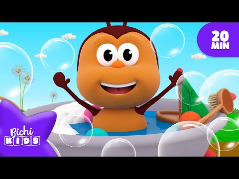 Canción del baño 🧼 Canciones Para Bañarse🛁 BICHIKIDS 🐞 Canciones para niños | El Reino Infantil