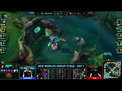 Worlds 2016 TSM VS RNG Groupstage