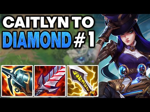 How to play Caitlyn in Low Elo - Caitlyn Unranked to Diamond | League of Legends