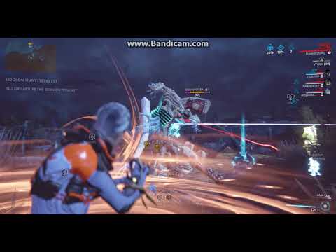 Warframe : Eidolon Teraryst hunt / Harrow with Attica Riven build