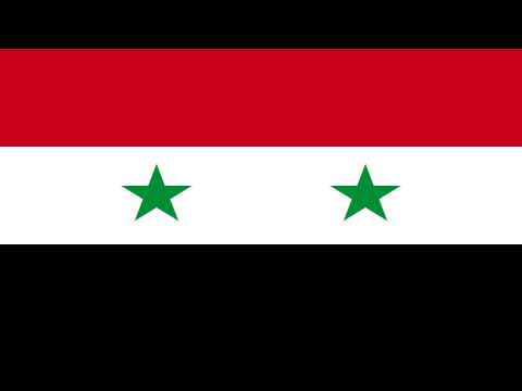 Bandera e Himno Nacional de Siria - Flag and National Anthem of Syria