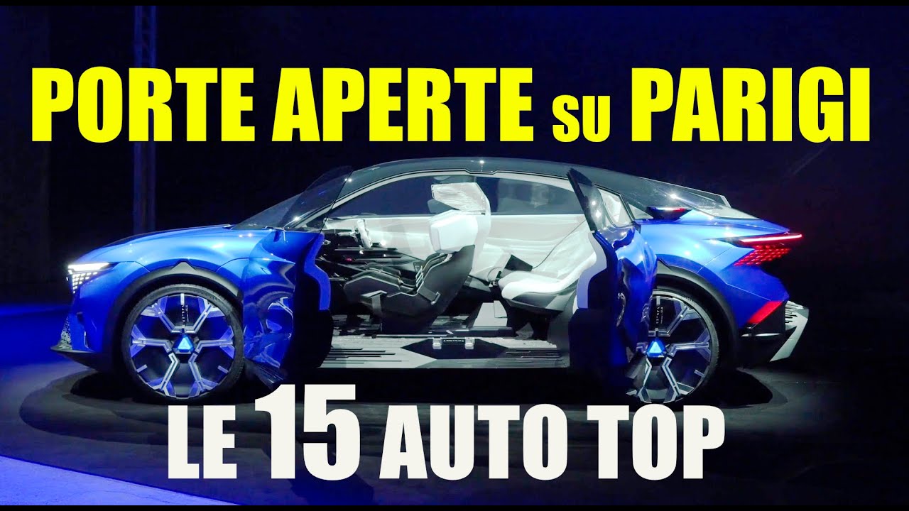 Le 15 novità top del salone Auto di Parigi