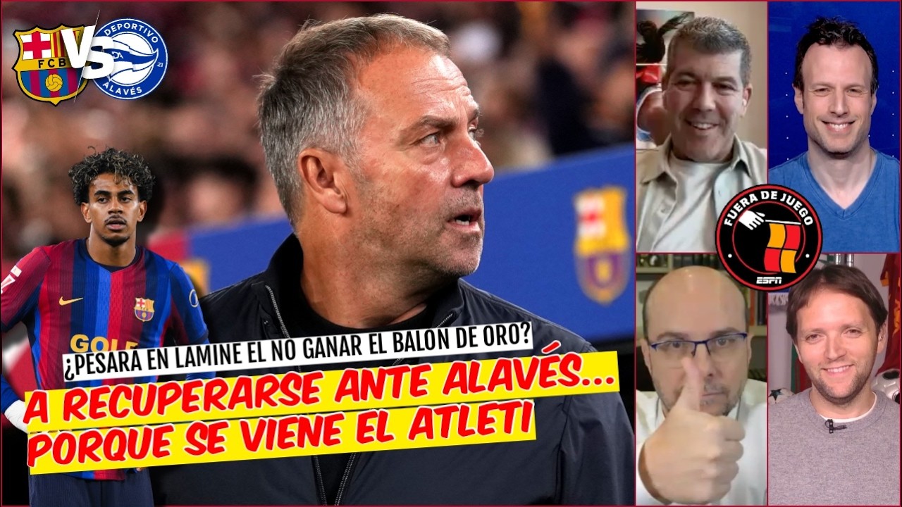 Barcelona tiene que GANAR o GANAR ante Alavés porque SE VIENE el ATLÉTICO de MADRID | Fuera de Juego