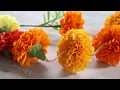 How To Make Marigold Paper Flowers Sunset