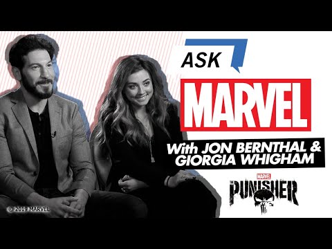 The Punisher's Jon Bernthal & Giorgia Whigham  | Ask Marvel