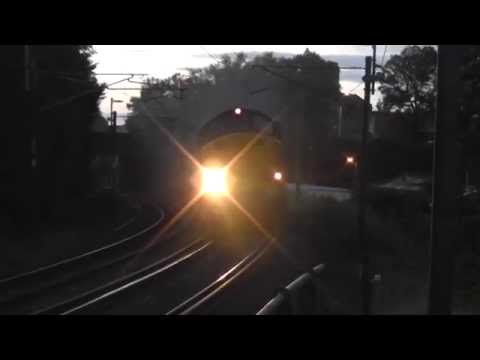 37605/37604 6k73 flasks, leaving Lancaster, 24th Sept. 2014 THRASH !!