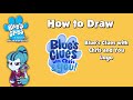 Blue S Clues And Sonata Dusk How To Draw Blue S Clues With Chris And You Logo