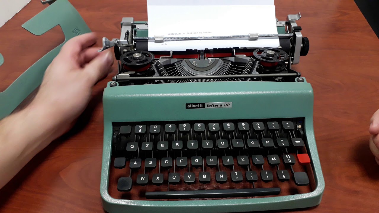Olivetti lettera 32 anni 60