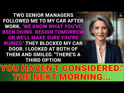 They Cornered Me In The Parking Garage: "Resign Or We'll Destroy You" - I Chose Option Three