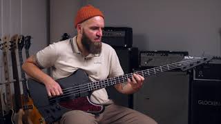 Video thumbnail for Harley Benton TB 70 SBK Deluxe Series w/ Distortion by Gregor Fris