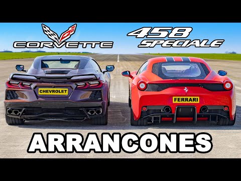 C8 Corvette vs Ferrari 458 Speciale: ARRANCONES