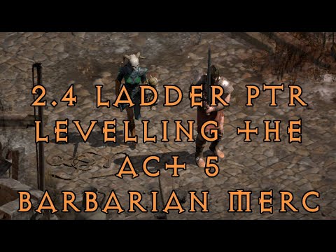 [D2R][2.4 PTR] Leveling with an Act 5 Barbarian Mercenary.. But How..?