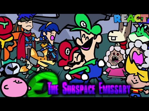 SOMETHING ABOUT SUBSPACE EMISSARY Terminal Montage - Luigikid Reaction | SMASH BROS BRAWL PARODY