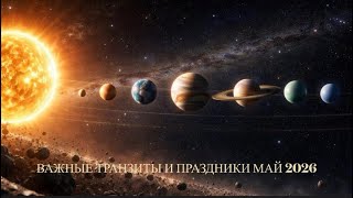 ВАЖНЫЕ СОБЫТИЯ МАЙ 2026 ДЖЙОТИШ