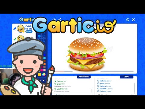Hilarious Drawings! Funny Moments Playing GARTIC IO FOOD edition! - YouTube