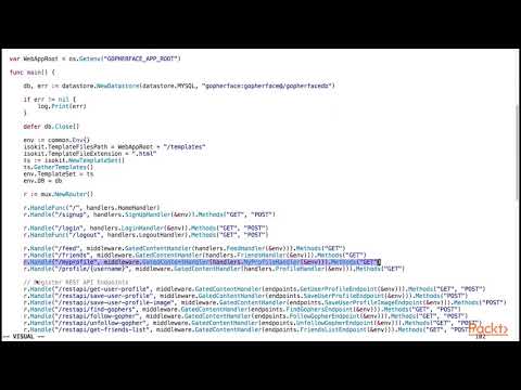 Front End Web Development using Go The Profile | packtpub com