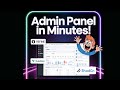Build Admin Panel In Minutes Refine Supabase React Reactjs Refine Supabase Nextjs Admin