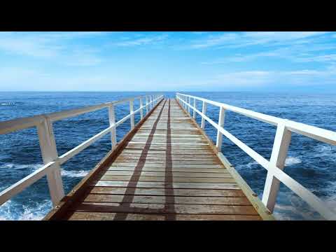 pier and blue sea | Cloud | 4k Video Footage | Free Stock Footages