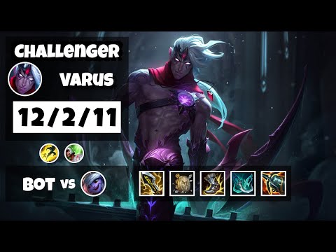 Varus 11.8 Gameplay Challenger Replay Bot Lane - S11 (12/2/11) - EU