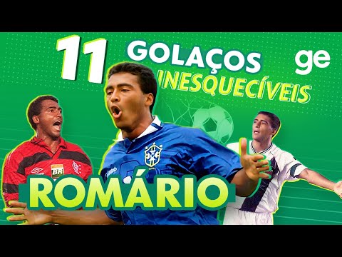 TOP 11 GOLS DE ROMÁRIO: FLAMENGO, VASCO, FLUMINENSE, SELEÇÃO, BARCELONA ... | LISTAS | ge.globo