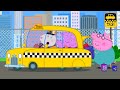 Miss Rabbit S Yellow American Taxi Peppa Pig And Friends Full Episodes