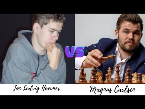 Magnus Carlsen VS Jon Ludvig Hammer #shorts #chess