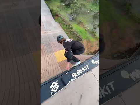 Would you drop in? 😳 #skateboarding #megaramp