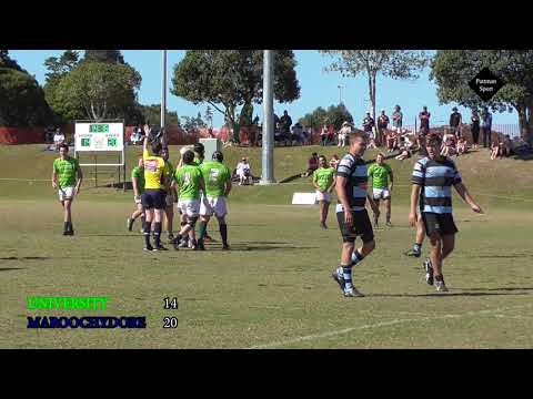 Second half – University v Maroochydore – 2021 Sunshine Coast Rugby Union Reserve grade Prelim Final