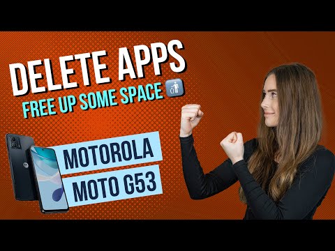 Motorola moto g53 5G - How to delete apps / How to uninstall apps • 📱 • 🔲 • 🚮 • Tutorial