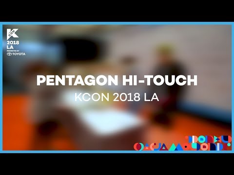 (4K) Hi-Touch with PENTAGON at #KCON18LA!