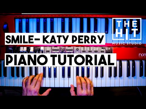 Piano Lessons for Beginners - Smile - Katy Perry -  Easy Piano tutorial