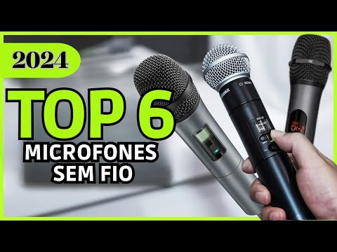 Melhores microfones sem fio 2024 | Os 6 melhores microfones sem fio para igrejas e apresentações.